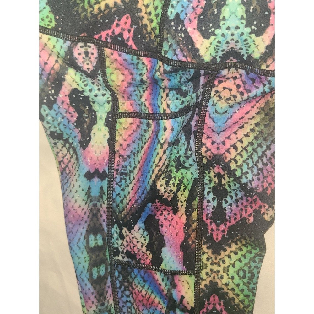 Constantly Varied Gear CVG Rainbow Snakeskin Leggings Pockets XS Squat Proof - Picture 16 of 16